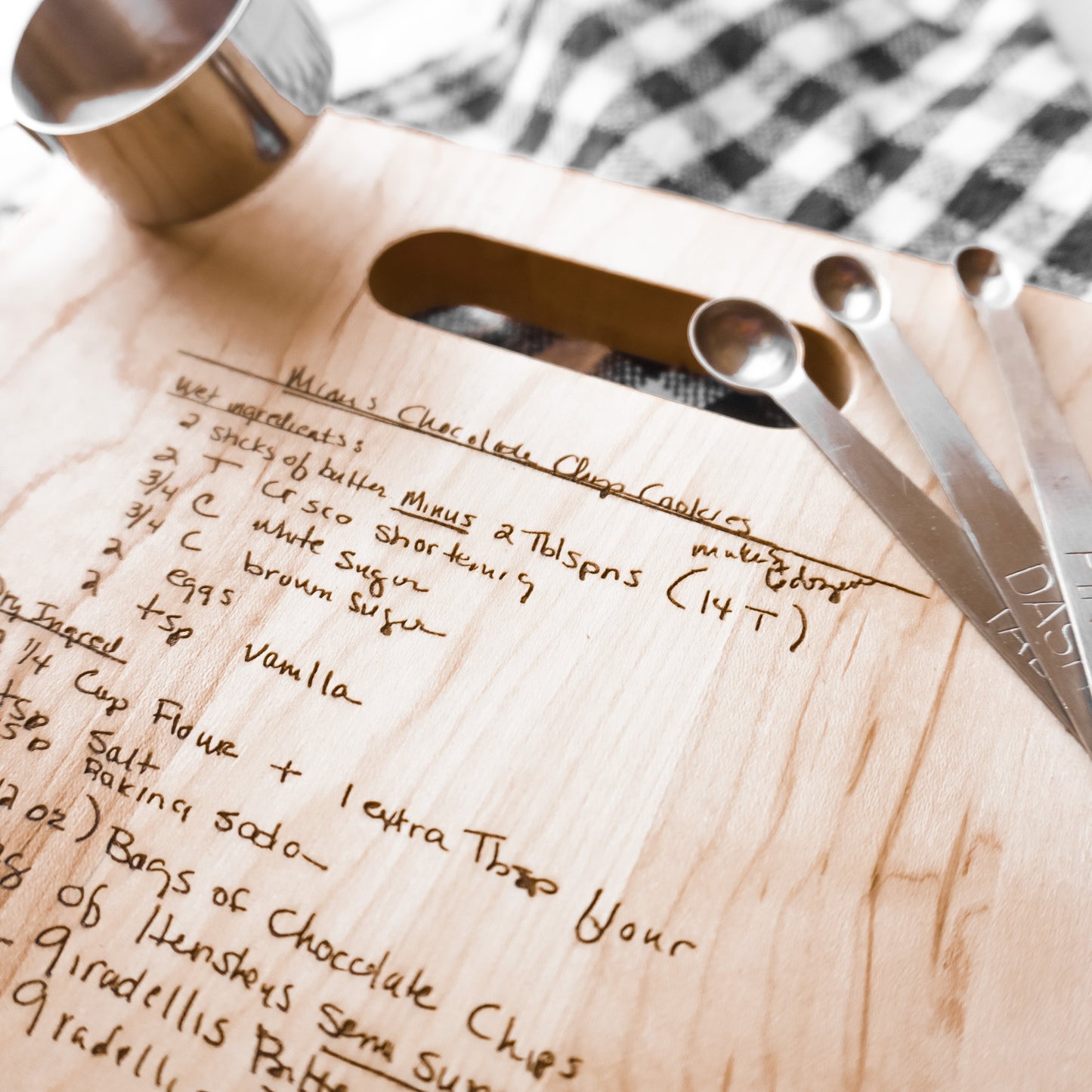 Engraved Cutting Board *LOCAL PICK UP ONLY*