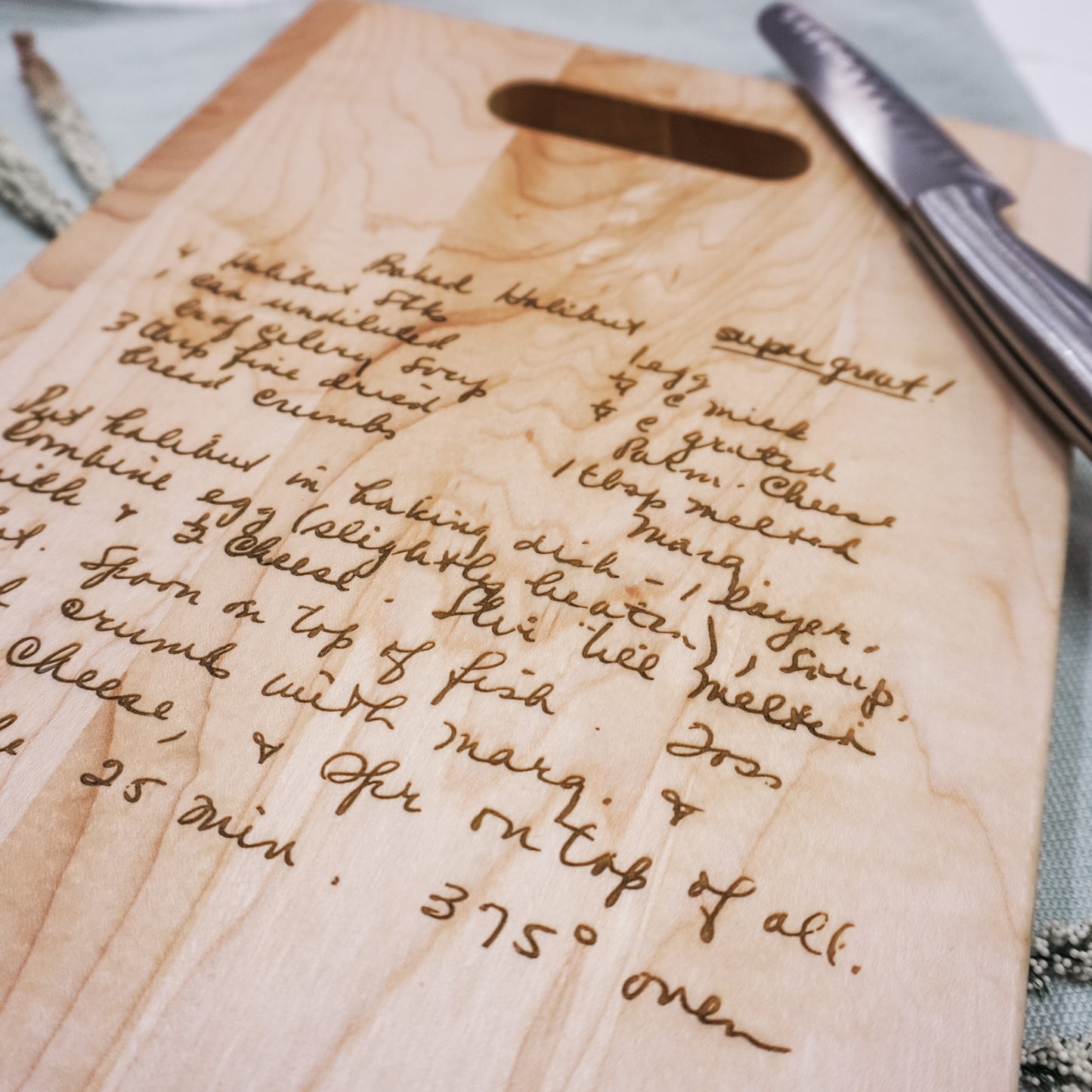 Engraved Cutting Board *LOCAL PICK UP ONLY*