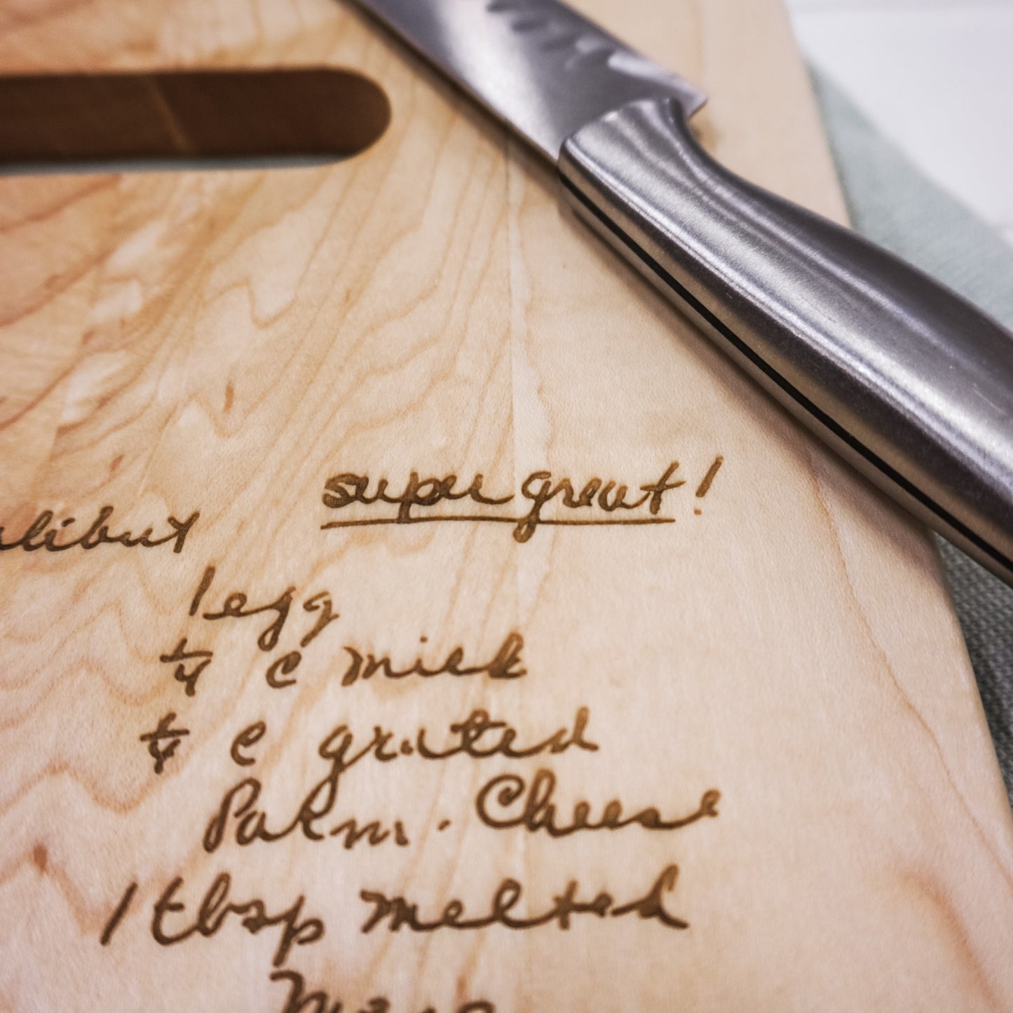 Engraved Cutting Board *LOCAL PICK UP ONLY*