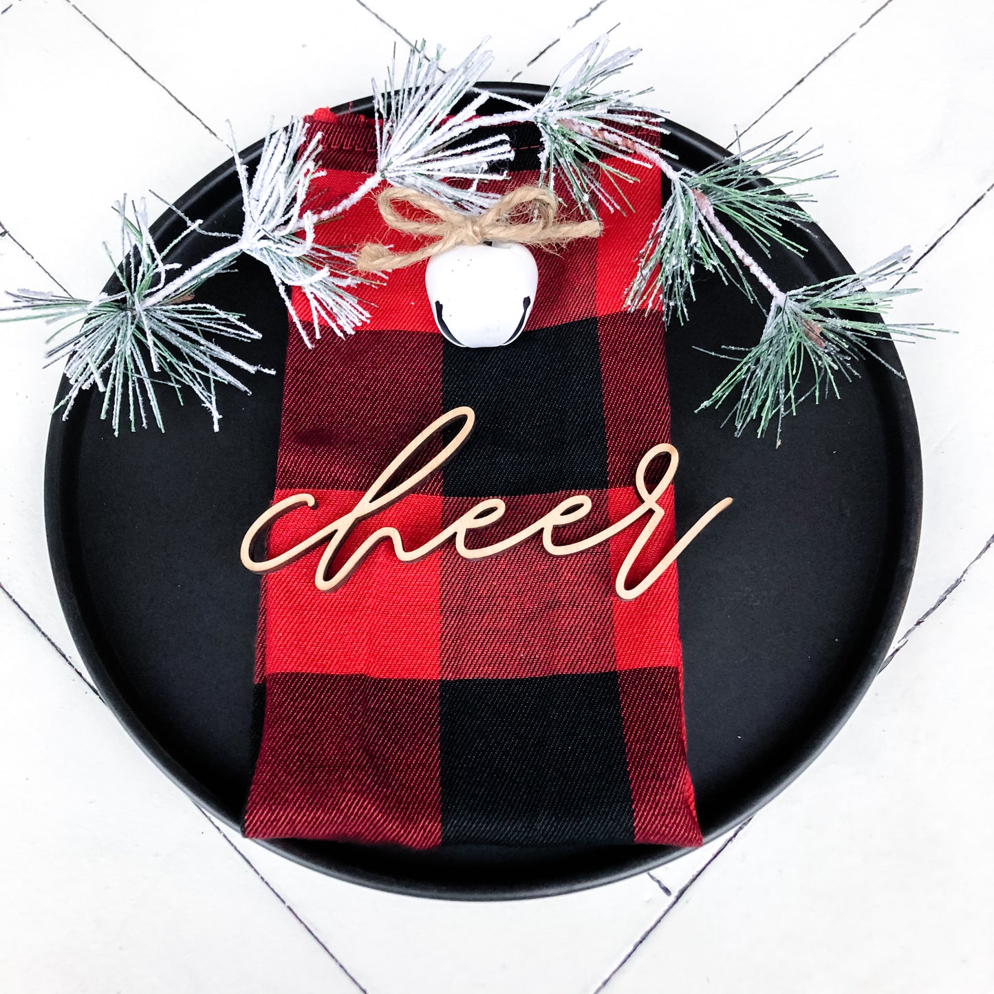 Christmas Place Setting Words