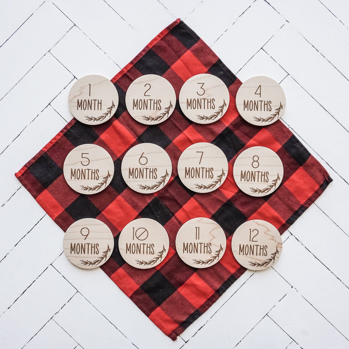 Spruce Sprig Month Milestone Set