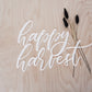 Happy Harvest Wreath Sign