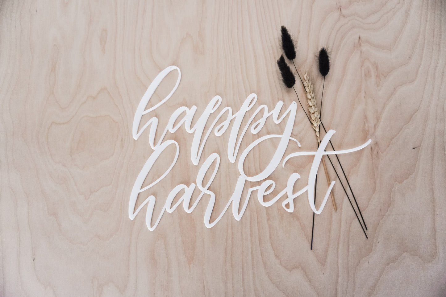 Happy Harvest Wreath Sign