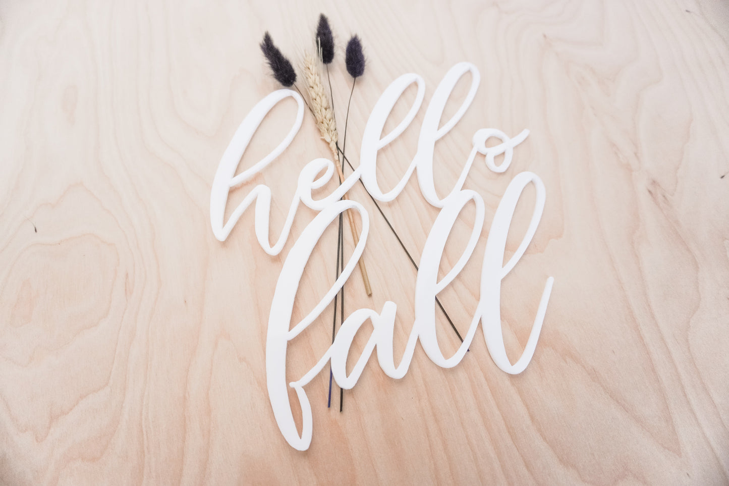 Hello Fall Wreath Sign