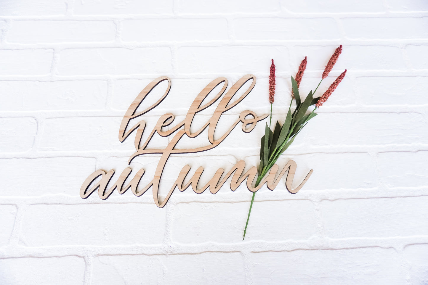 Hello Autumn Wreath Sign