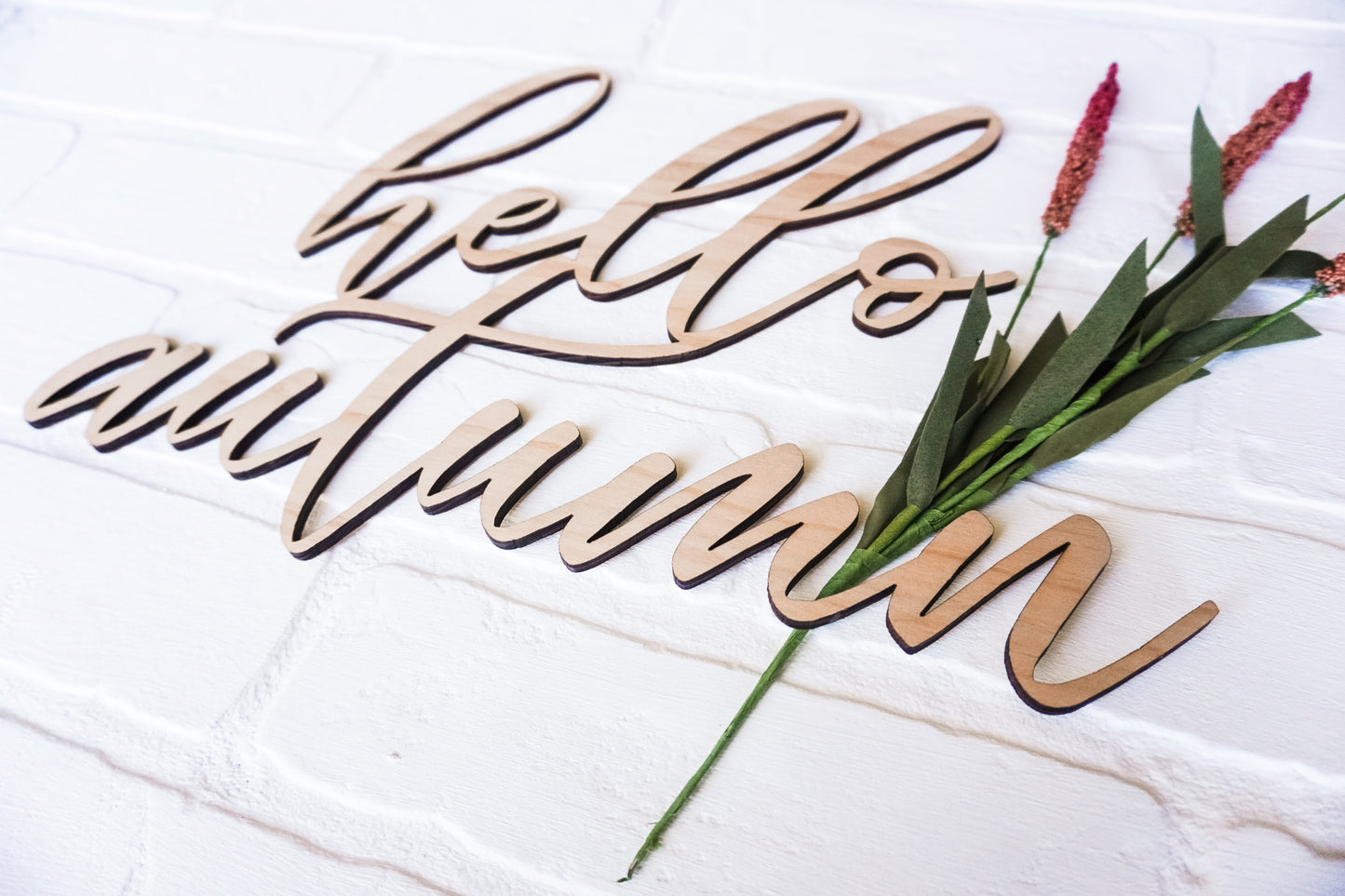 Hello Autumn Wreath Sign