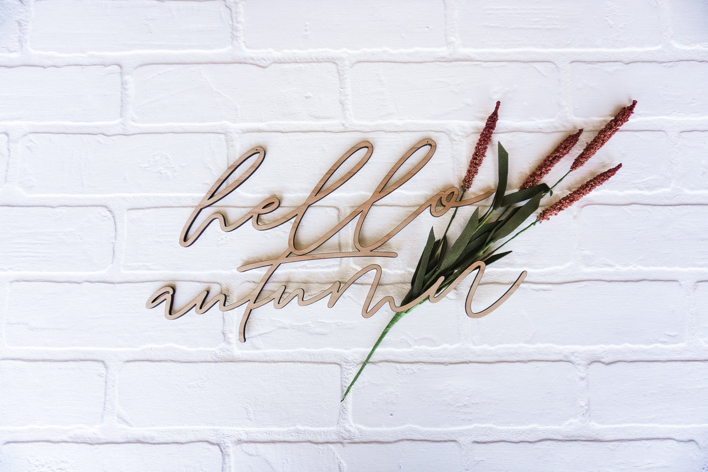 Hello Autumn Wreath Sign