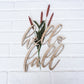 Hello Fall Wreath Sign