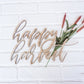 Happy Harvest Wreath Sign