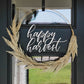 Happy Harvest Wreath Sign