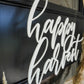 Happy Harvest Wreath Sign