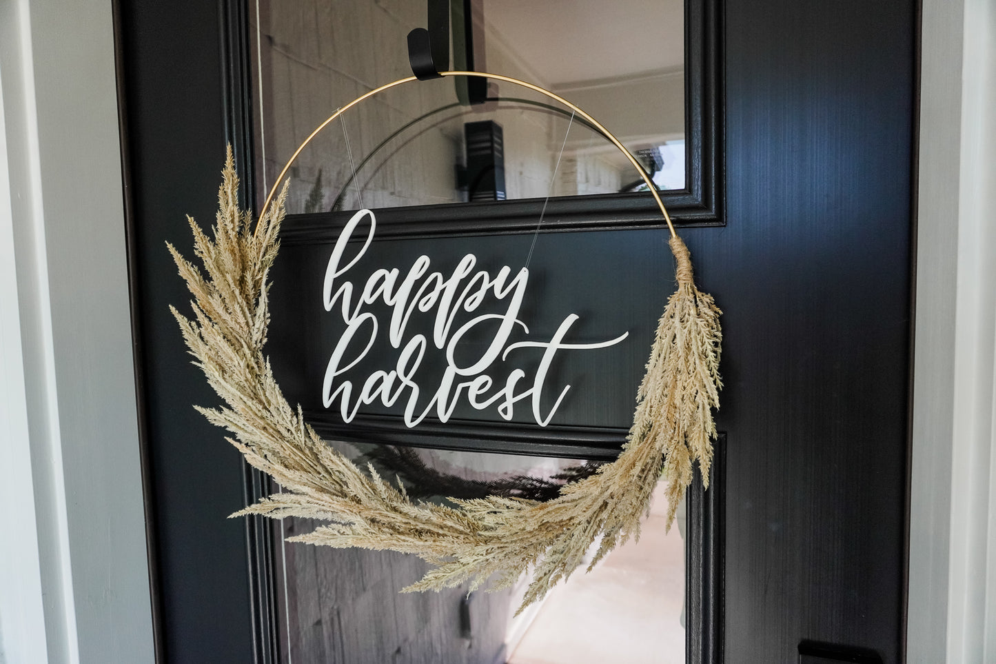 Happy Harvest Wreath Sign