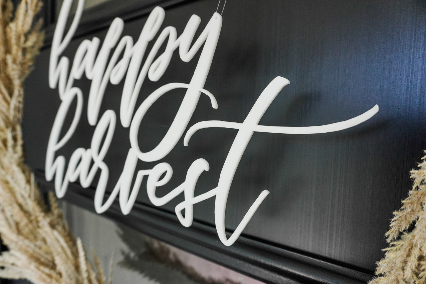 Happy Harvest Wreath Sign