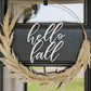 Hello Fall Wreath Sign