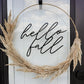 Hello Fall Wreath Sign