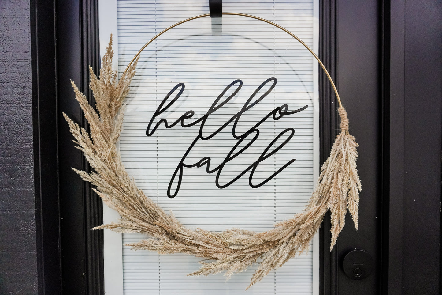 Hello Fall Wreath Sign