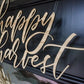 Happy Harvest Wreath Sign