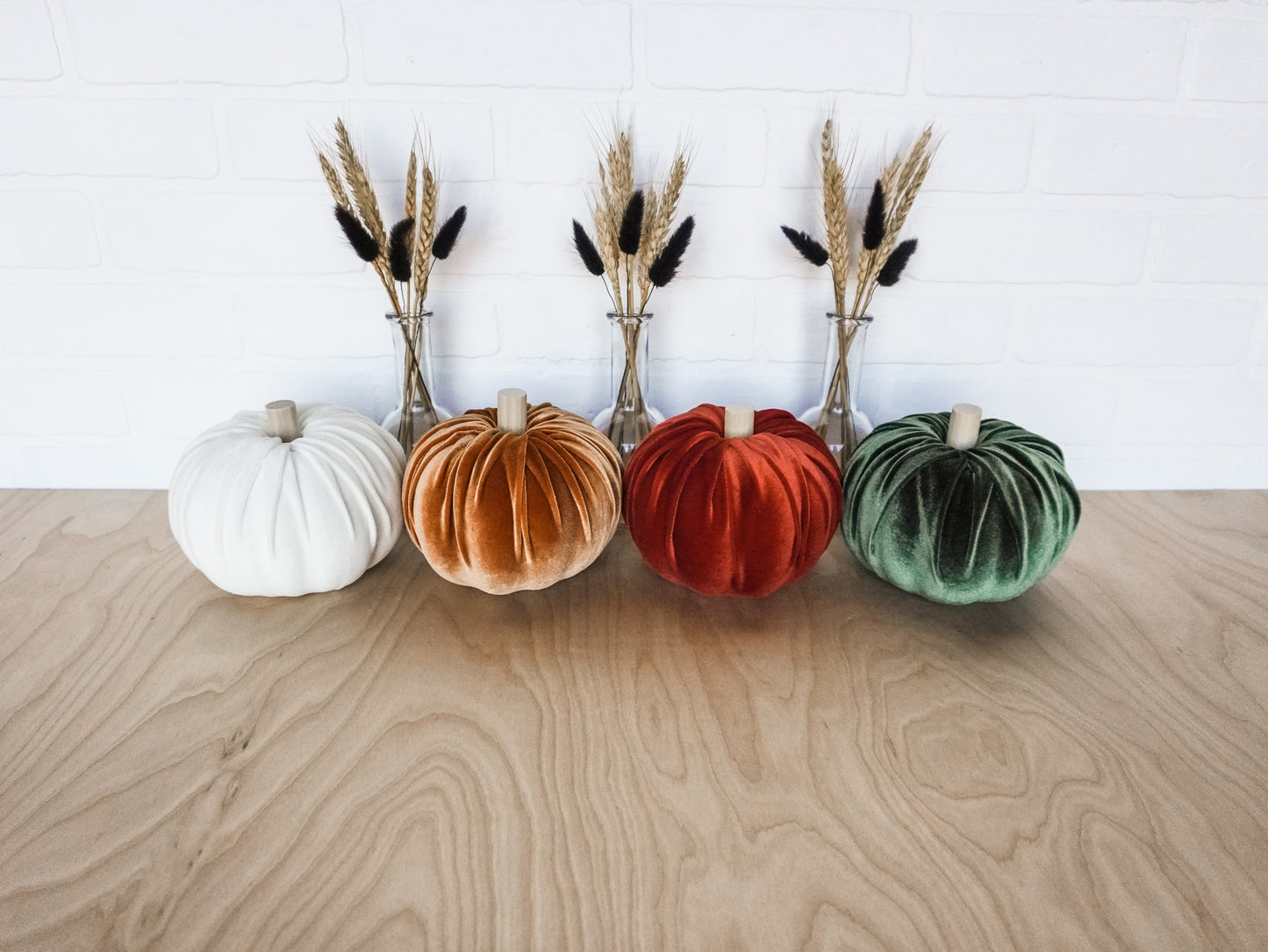 Velvet Pumpkins