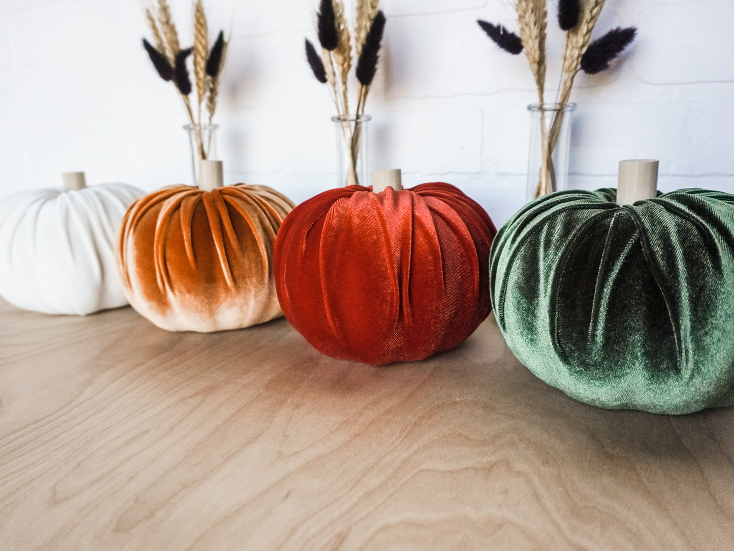 Velvet Pumpkins