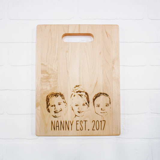 Engraved Cutting Board *LOCAL PICK UP ONLY*