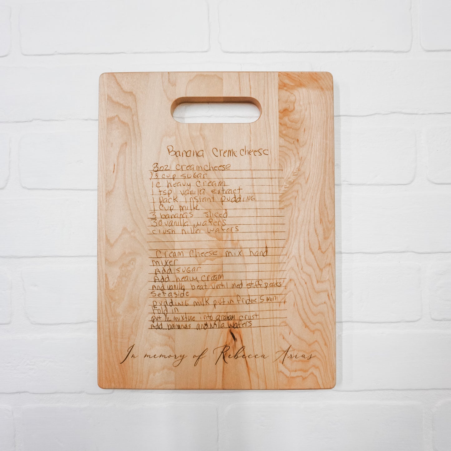 Engraved Cutting Board