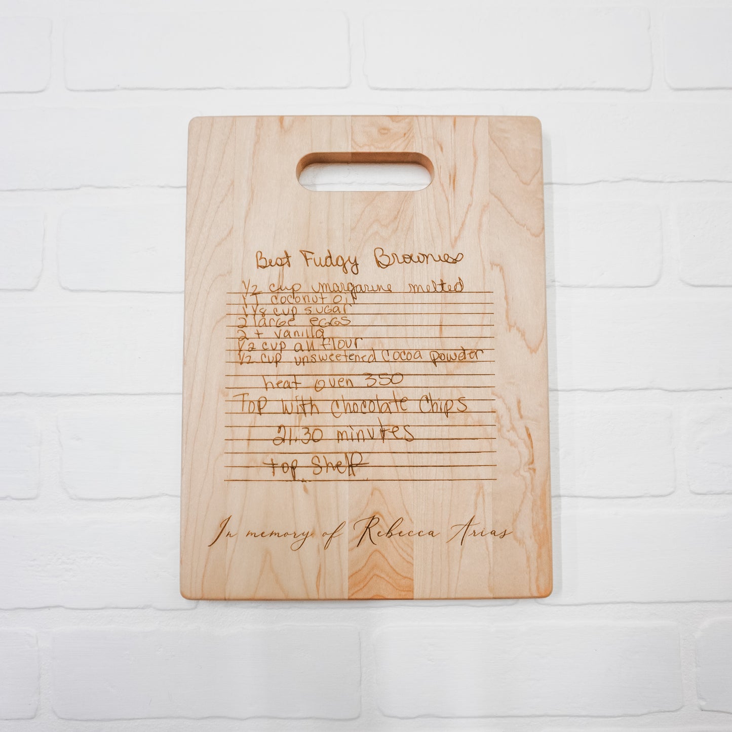 Engraved Cutting Board