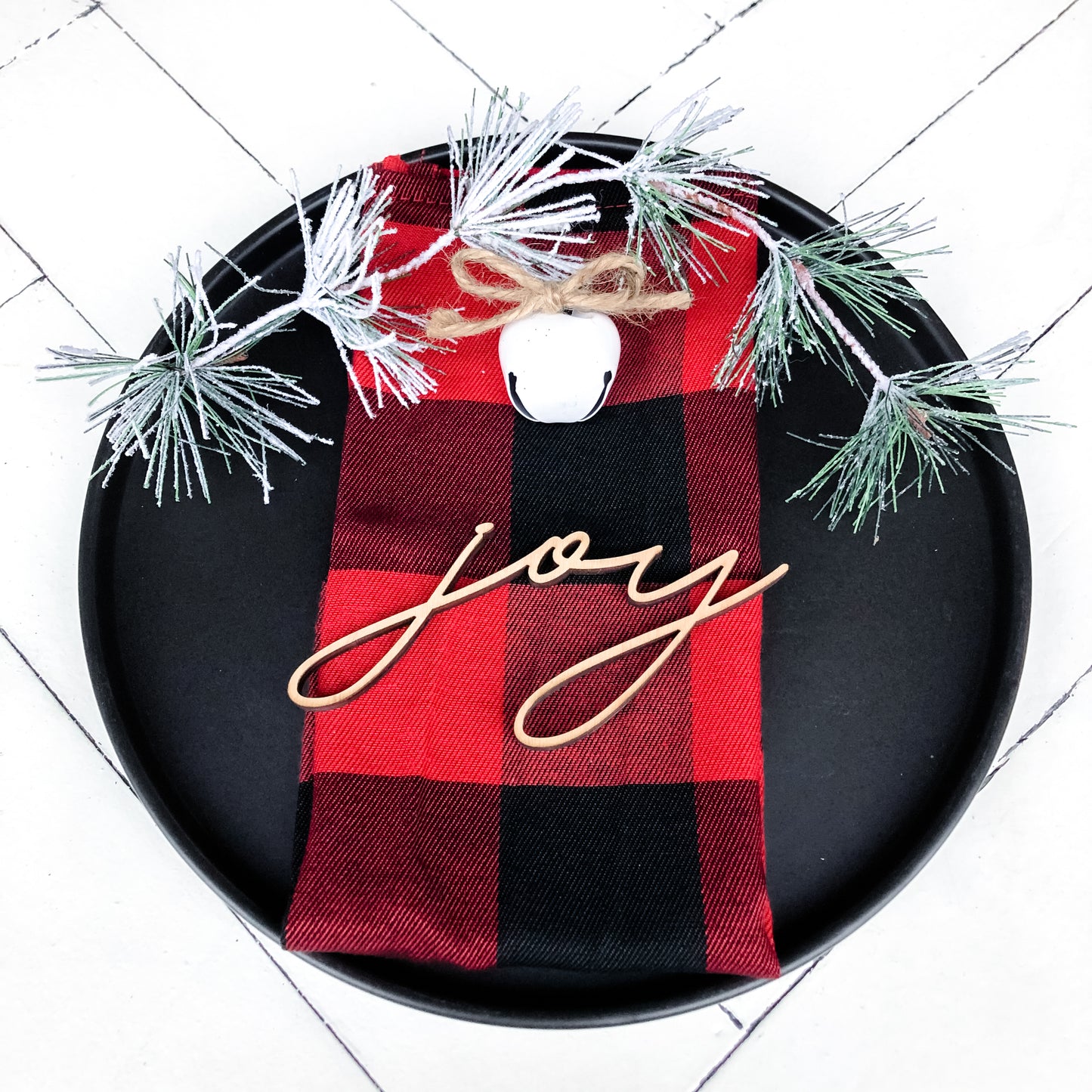 Christmas Place Setting Words