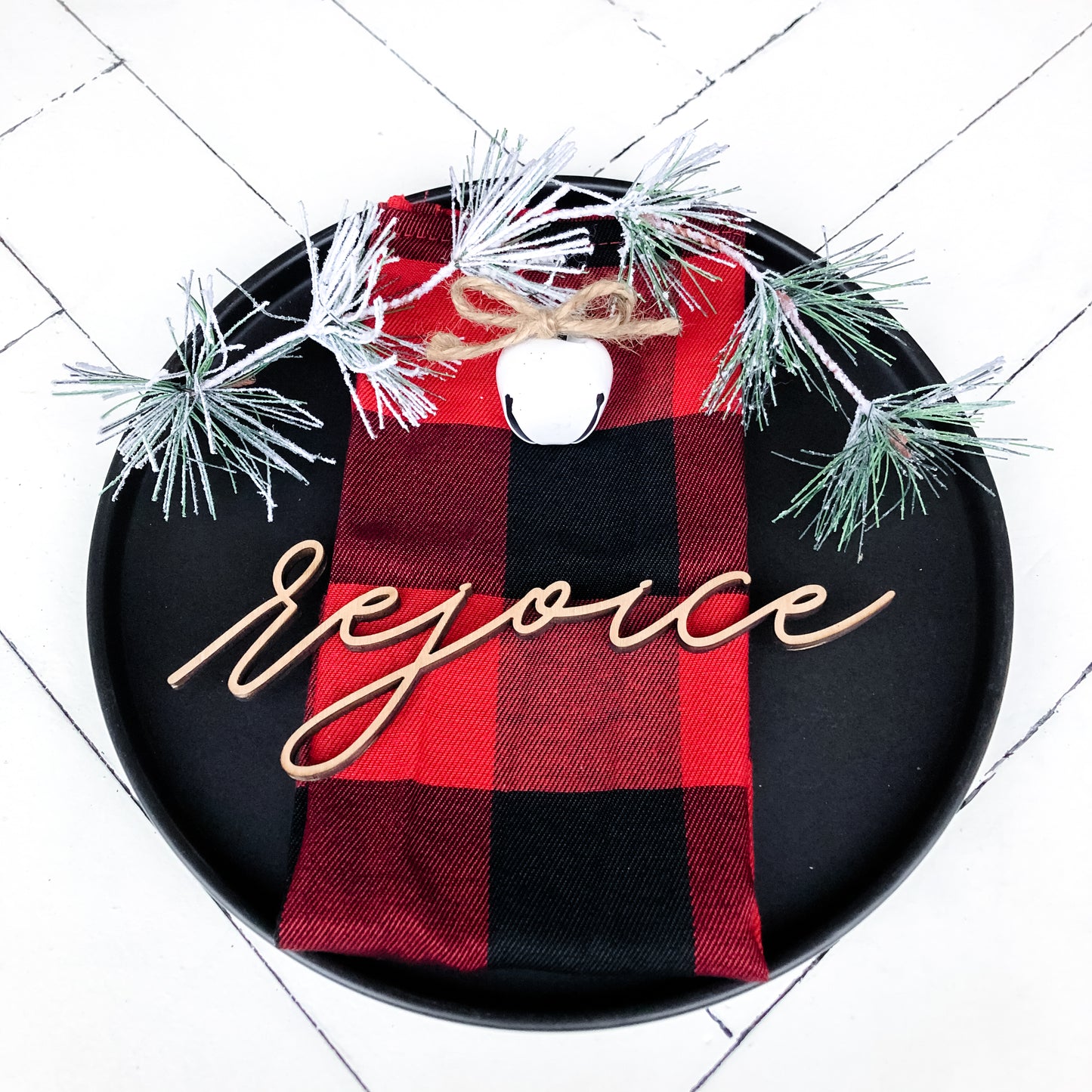 Christmas Place Setting Words