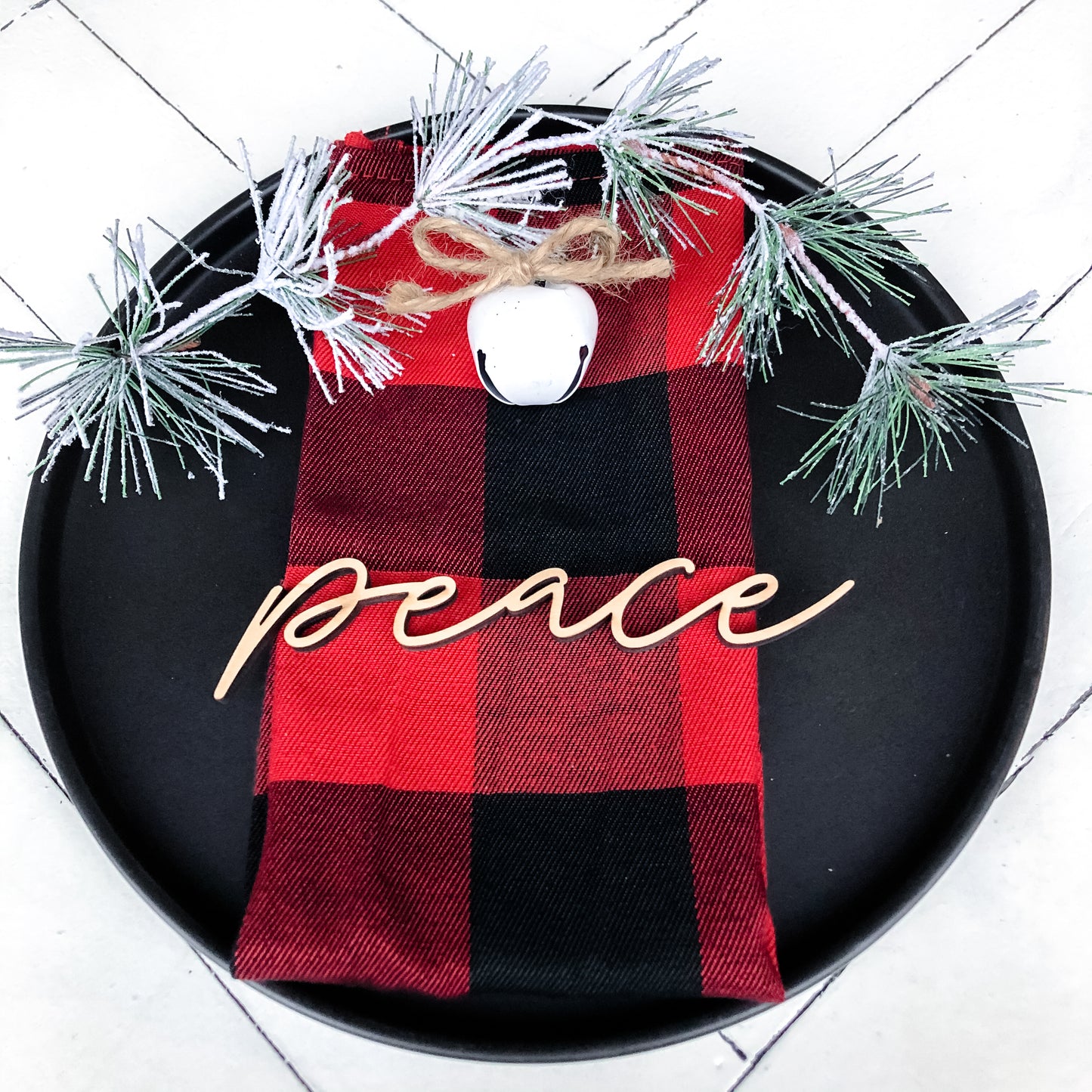 Christmas Place Setting Words