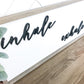 Inhale Exhale 3D Sign